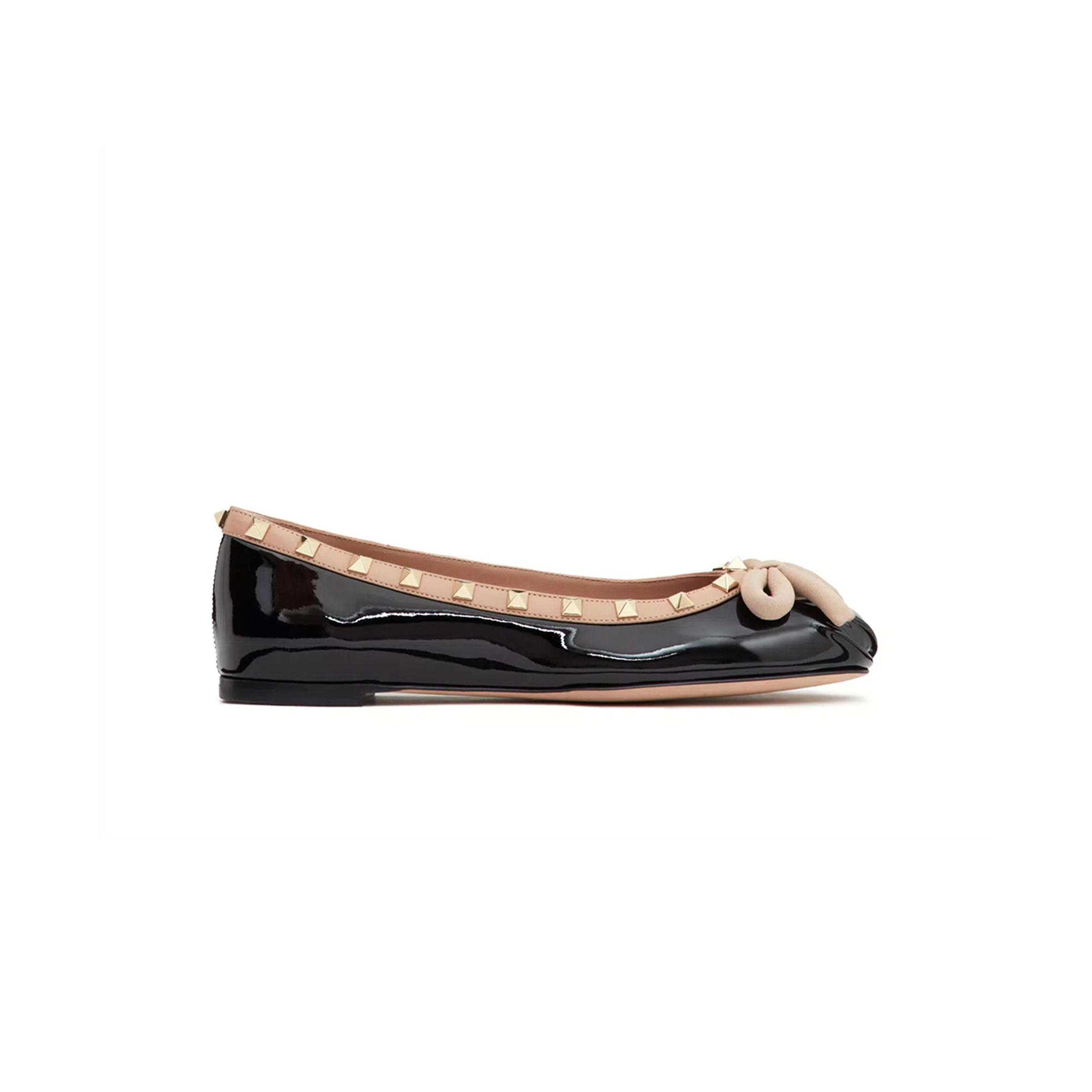VALENTINO ROCKSTUD PATENT LEATHER BALLERINA 3W2S0HQ5VNW_N71 VALENTINO ROCKSTUD PATENT LEATHER BALLERINA 3W2S0HQ5VNW_N71